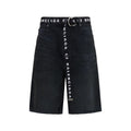 Balenciaga Black Cotton Bermuda Shorts