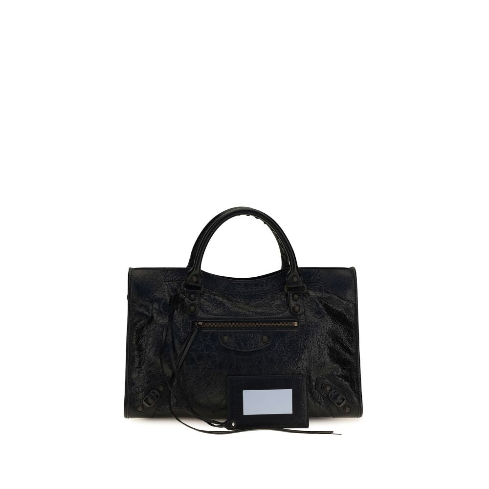 Balenciaga Schwarze Lammlederhandtasche Ovis Aries Aries