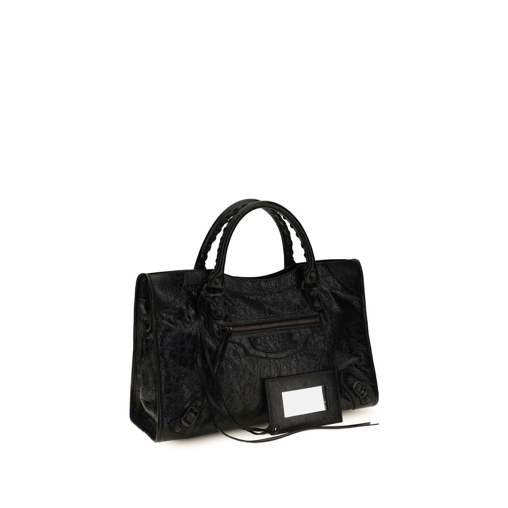 Balenciaga Schwarze Lammlederhandtasche Ovis Aries Aries