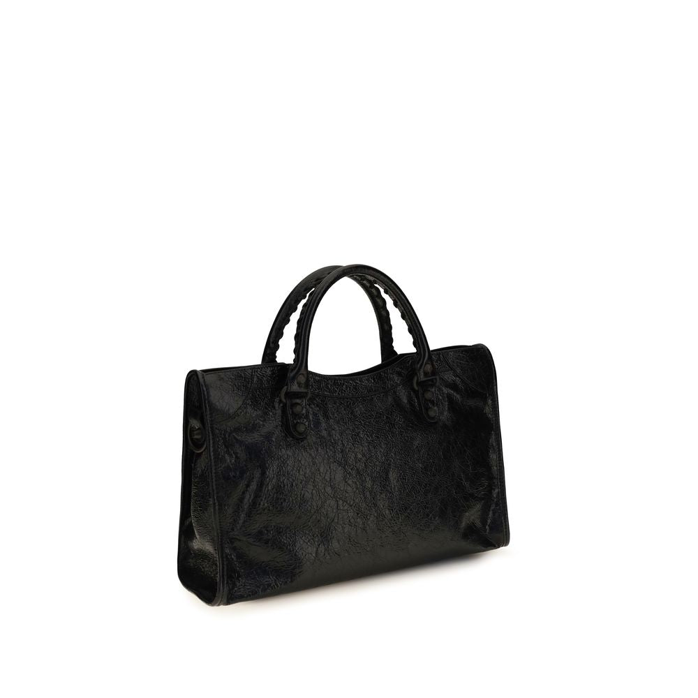 Balenciaga Schwarze Lammlederhandtasche Ovis Aries Aries
