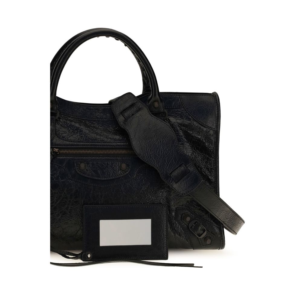 Balenciaga Schwarze Lammlederhandtasche Ovis Aries Aries