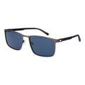 Lunettes de soleil grises en métal de Tommy Hilfiger, avec monture élégante et design moderne, vues de face.