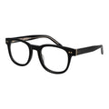 Lunettes Tommy Hilfiger en acétate noire avec monture élégante et moderne, vue de face sur fond blanc.