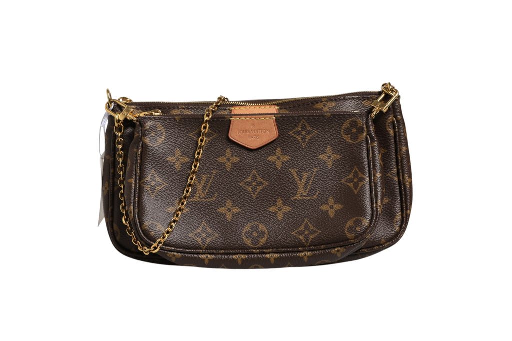 Sac à bandoulière Louis Vuitton Monogram Multi Pochette Accessoires avec motifs monogrammes et bandoulière en cuir.