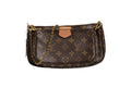 Sac à bandoulière Louis Vuitton Monogram Multi Pochette Accessoires avec motifs monogrammes et bandoulière en cuir.