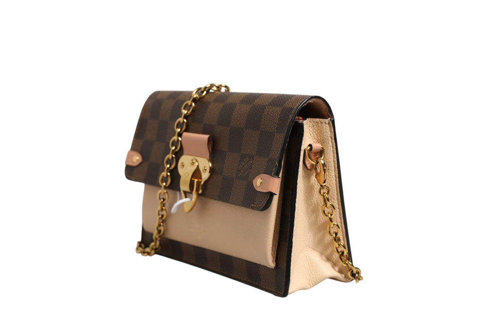 Louis Vuitton Damier Ebene Vavin Geldbörse mit Kette