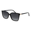 Lunettes de soleil Tommy Hilfiger en acétate noir avec monture élégante et design moderne.