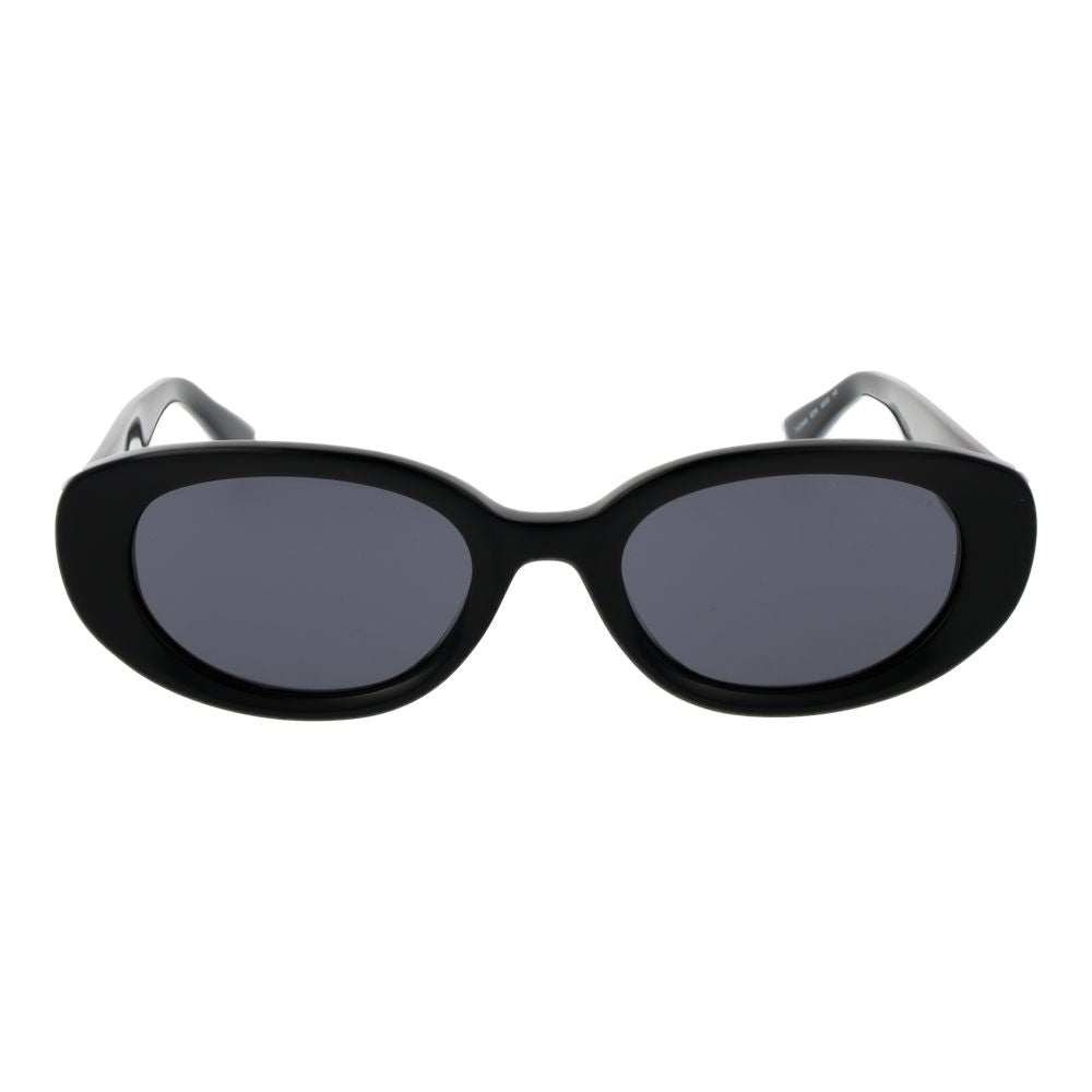Lunettes de soleil Tommy Hilfiger en acétate noir avec cadre élégant et design moderne.