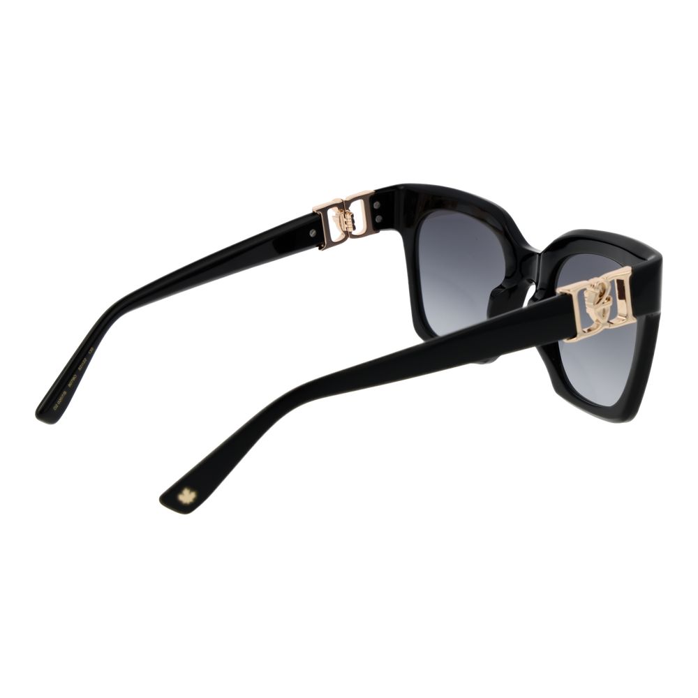 Lunettes de soleil noires en acétate de la marque Dsquared² avec monture élégante et moderne.