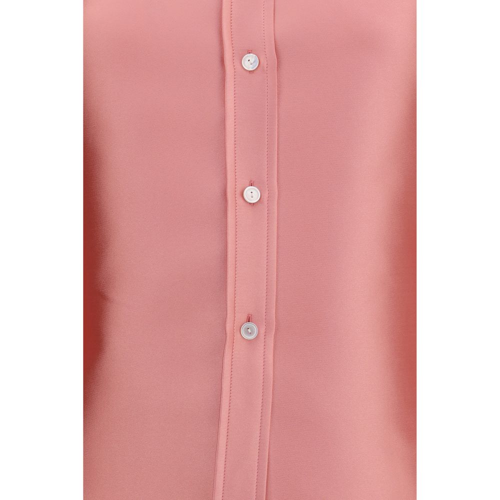Chemise pour homme Calvin Klein en polyester multicolore avec col classique, vue en gros plan.