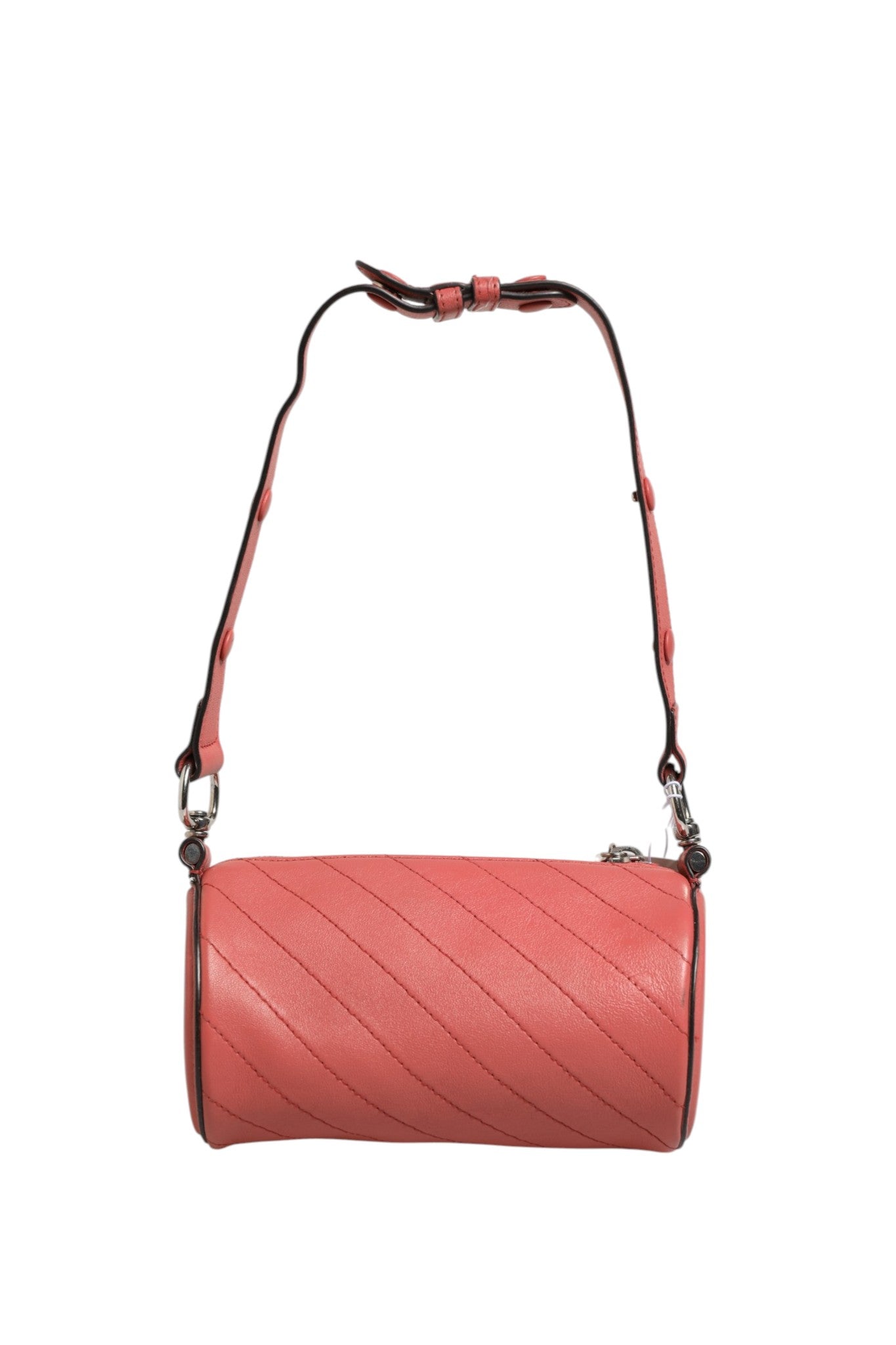 Sac à bandoulière mini Gucci Blondie en cuir rose, élégance et style pour un accessoire de mode sophistiqué.