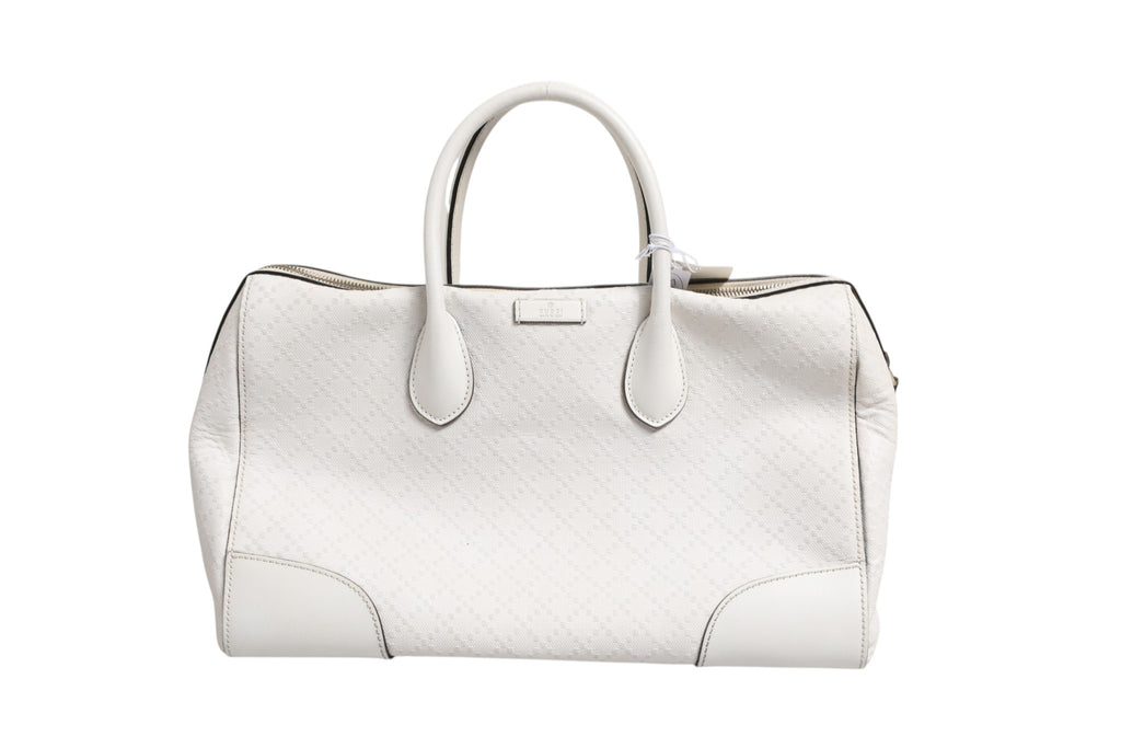 Gucci Boston Tasche aus Diamant-Leder, mittelgroß