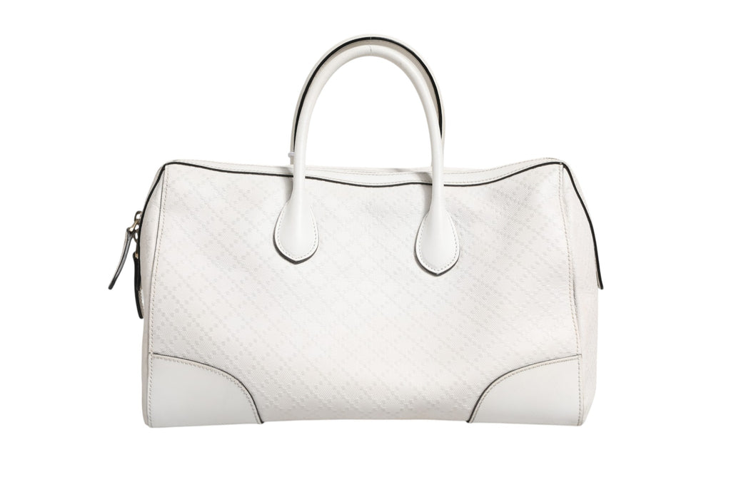 Gucci Boston Tasche aus Diamant-Leder, mittelgroß