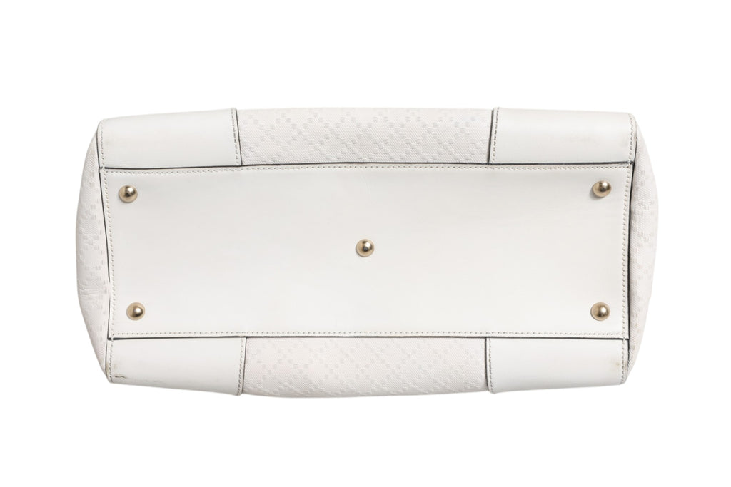Gucci Boston Tasche aus Diamant-Leder, mittelgroß