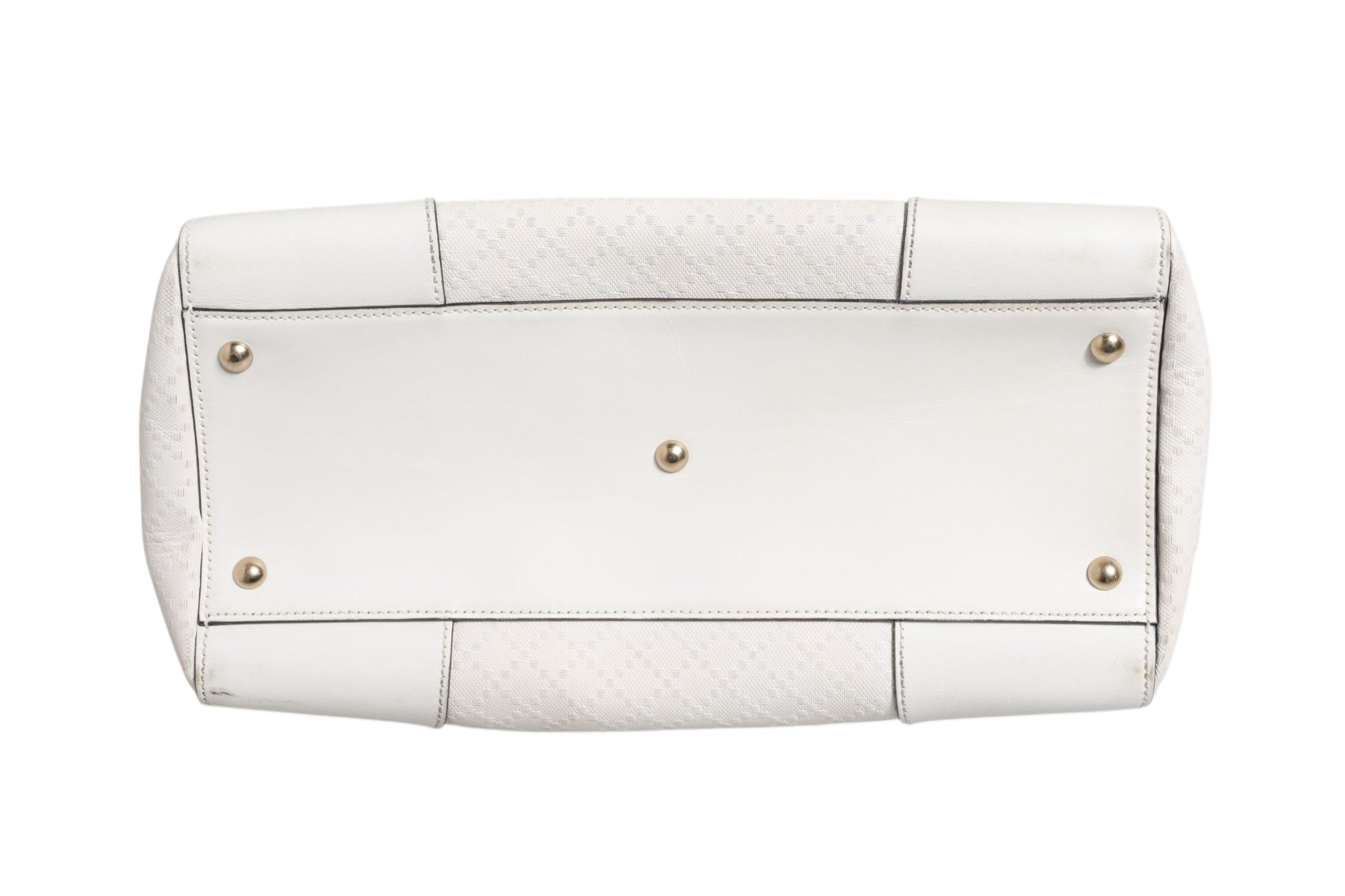 Gucci Medium Diamante Leather Boston Bag