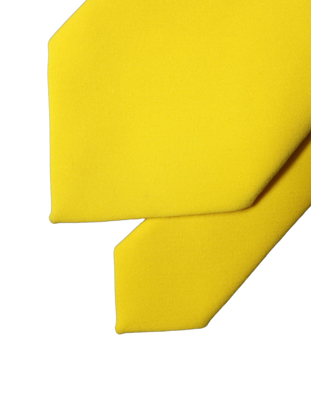 Dolce & Gabbana Yellow Solid Polyester Adjustable Women Tied Necktie Tie