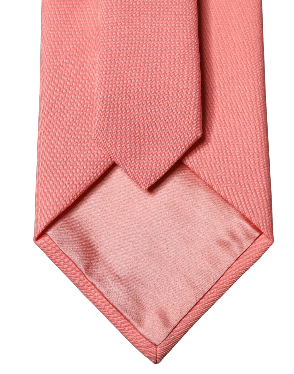 Dolce & Gabbana Coral Pink Polyester Adjustable Women Tied Necktie Tie