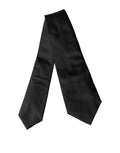Dolce & Gabbana Black Satin Silk Blend Adjustable Women Tied Necktie Tie