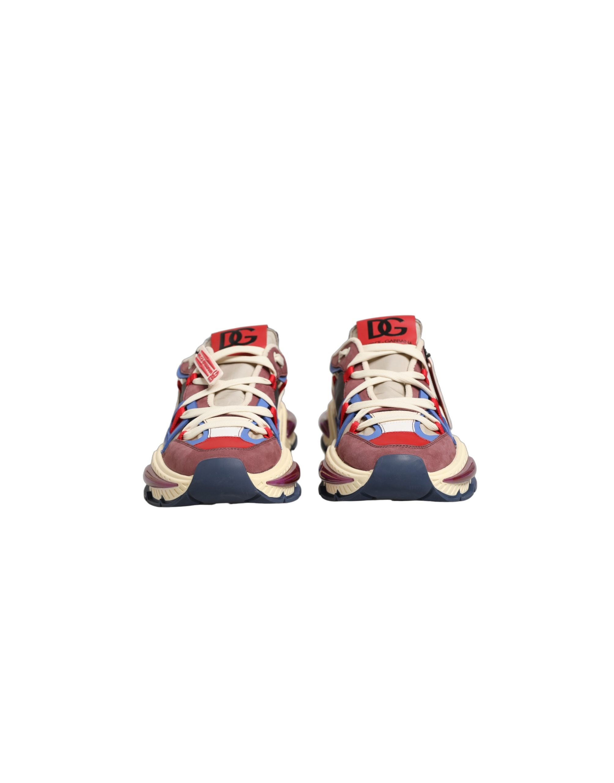 Chaussures sneakers basses multicolores Dolce & Gabbana Airmaster pour homme, design tendance et coloré.