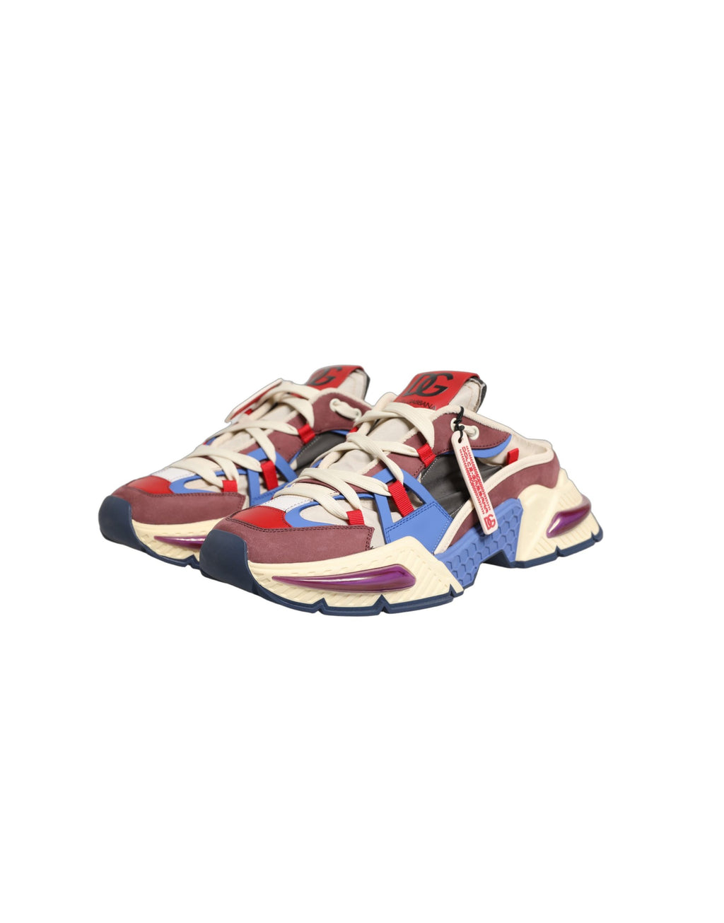 Chaussures sneakers basses Dolce & Gabbana Airmaster pour homme, multicolores, style décontracté et tendance.