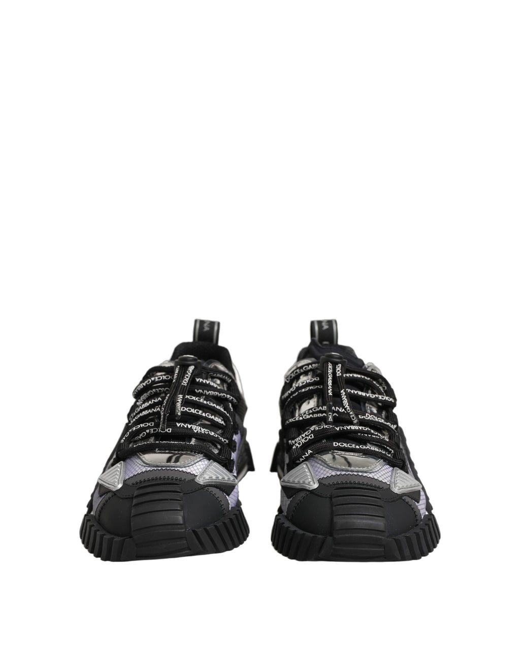 Chaussures sneakers basses multicolores Dolce & Gabbana pour hommes, style décontracté et tendance.