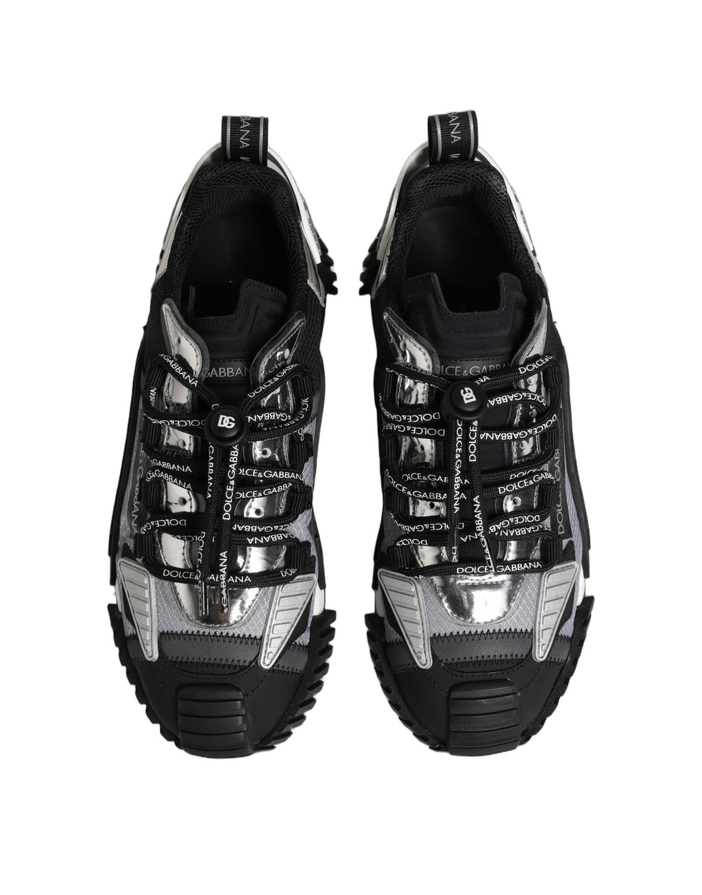 Chaussures sneakers basses Dolce & Gabbana NS1 pour hommes, multicolores, en toile avec détails colorés.