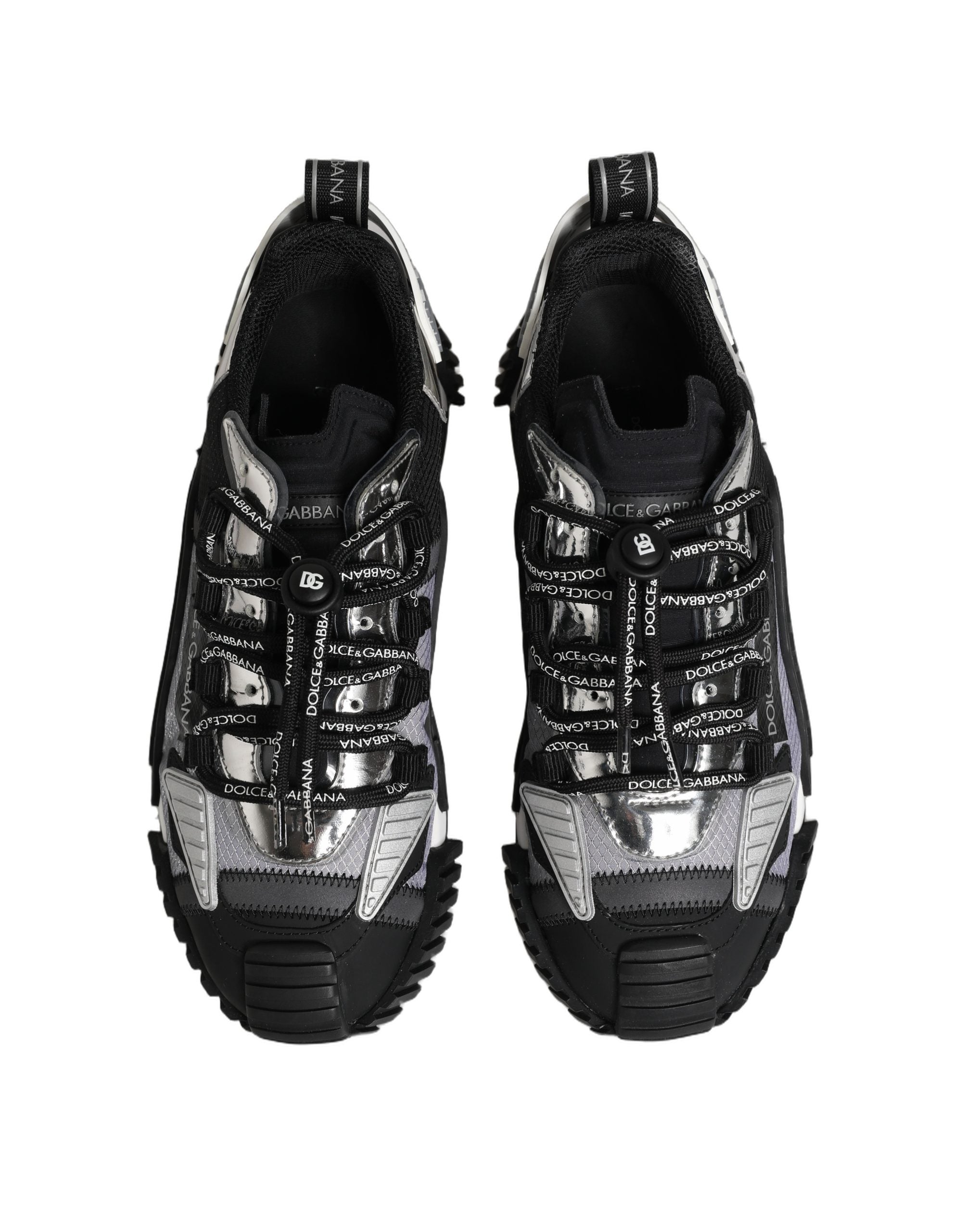 Chaussures sneakers basses Dolce & Gabbana NS1 pour hommes, multicolores, en toile avec détails colorés.