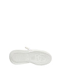 Chaussures basses en cuir de veau blanc Dolce & Gabbana, sneakers élégants pour homme ou femme.