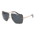 Lunettes de soleil en métal couleur or rose de la marque Guess, avec monture élégante et design tendance pour un look sophistiqué.