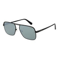 Lunettes de soleil en métal noir Guess, lunettes de soleil tendance avec monture fine et verres foncés.