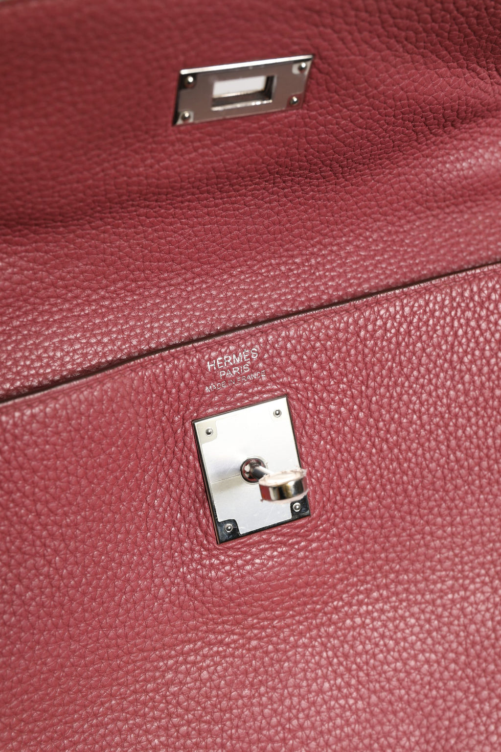 Hermès Kelly 32 Rouge H Togo Retourne Palladium