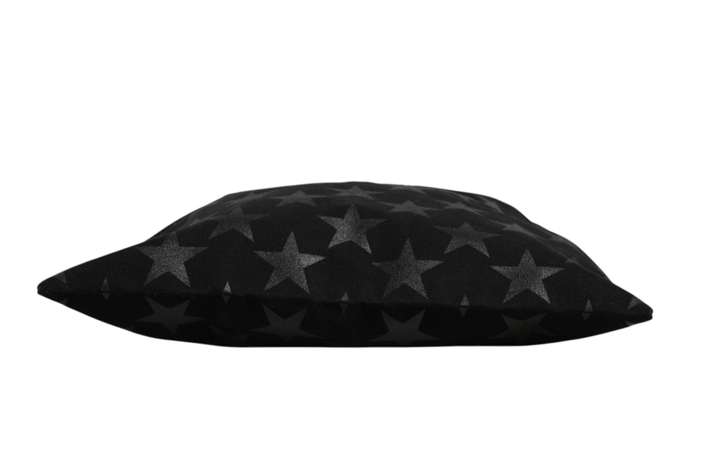 Sac cabas noir Saint Laurent Rive Droite avec imprimé d’étoiles, style élégant et tendance pour transporter vos essentiels.