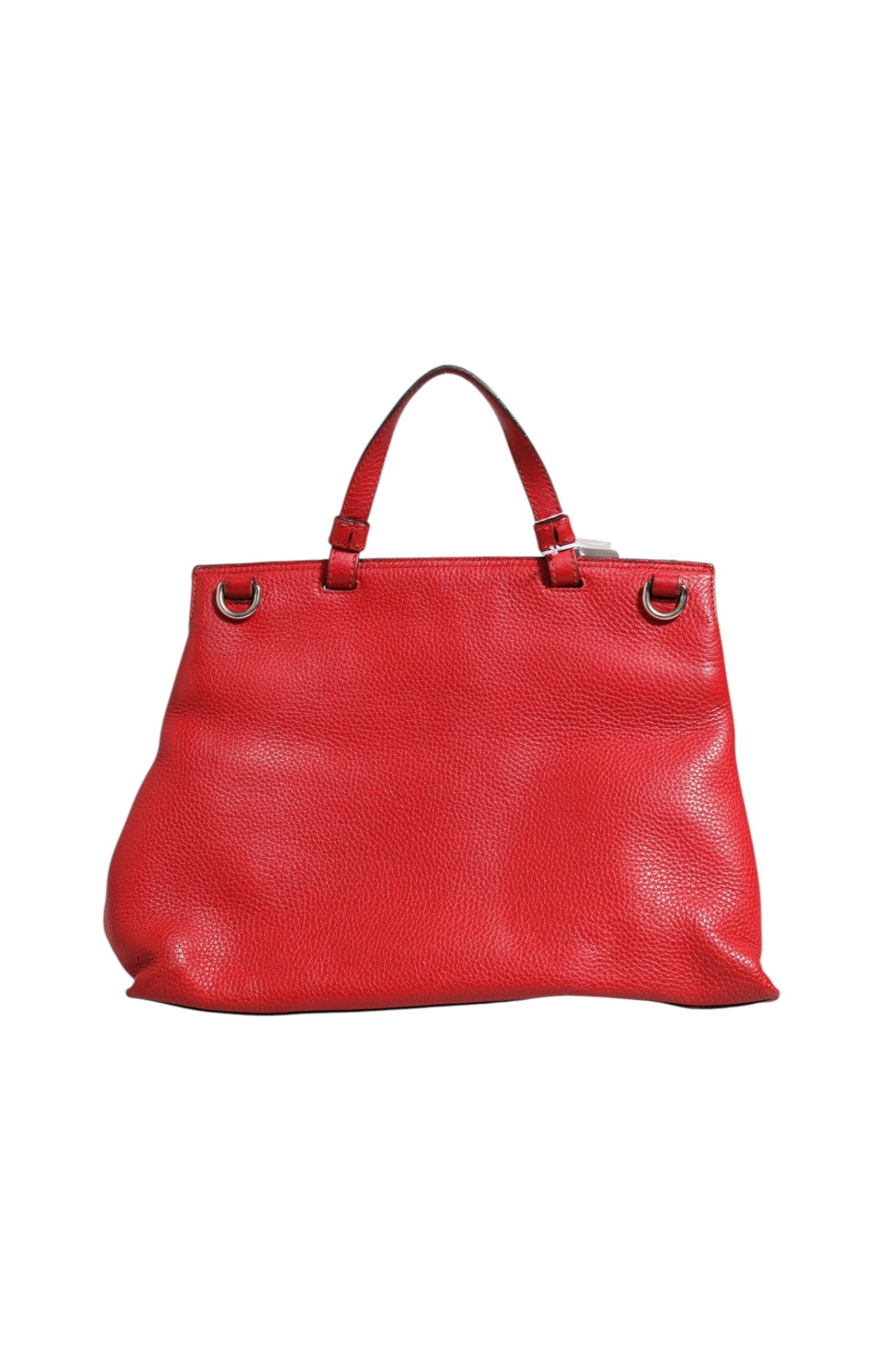 Sac à main Gucci Daily Tote en cuir rouge avec poignée en bambou, sac à bandoulière élégant et pratique.