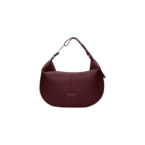 Sac à main en polyester bordeaux Armani Exchange, design élégant avec détails modernes, idéal pour un look sophistiqué.