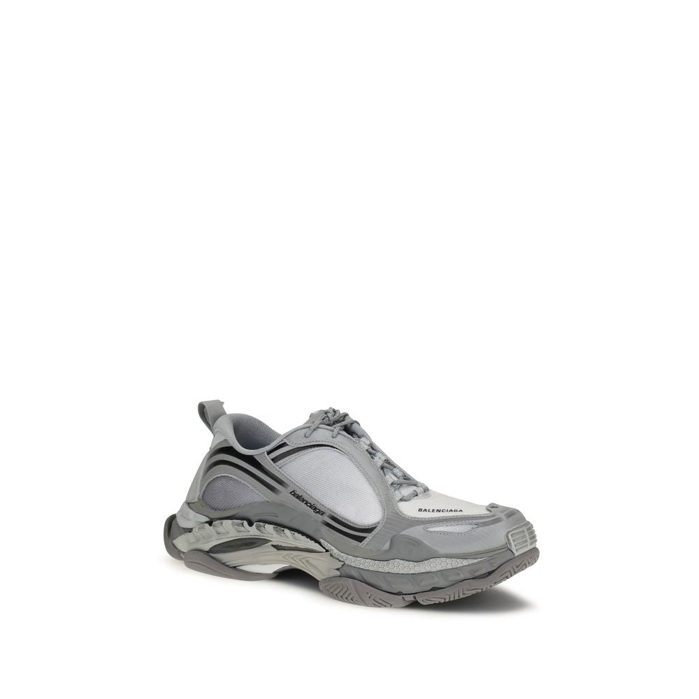 Chaussures de sport Balenciaga gris en polyéthylène, sneakers athlétiques modernes et confortables pour homme.