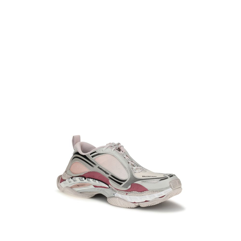 Chaussures de sport Balenciaga en polyéthylène multicolore, baskets athlétiques modernes et tendance.