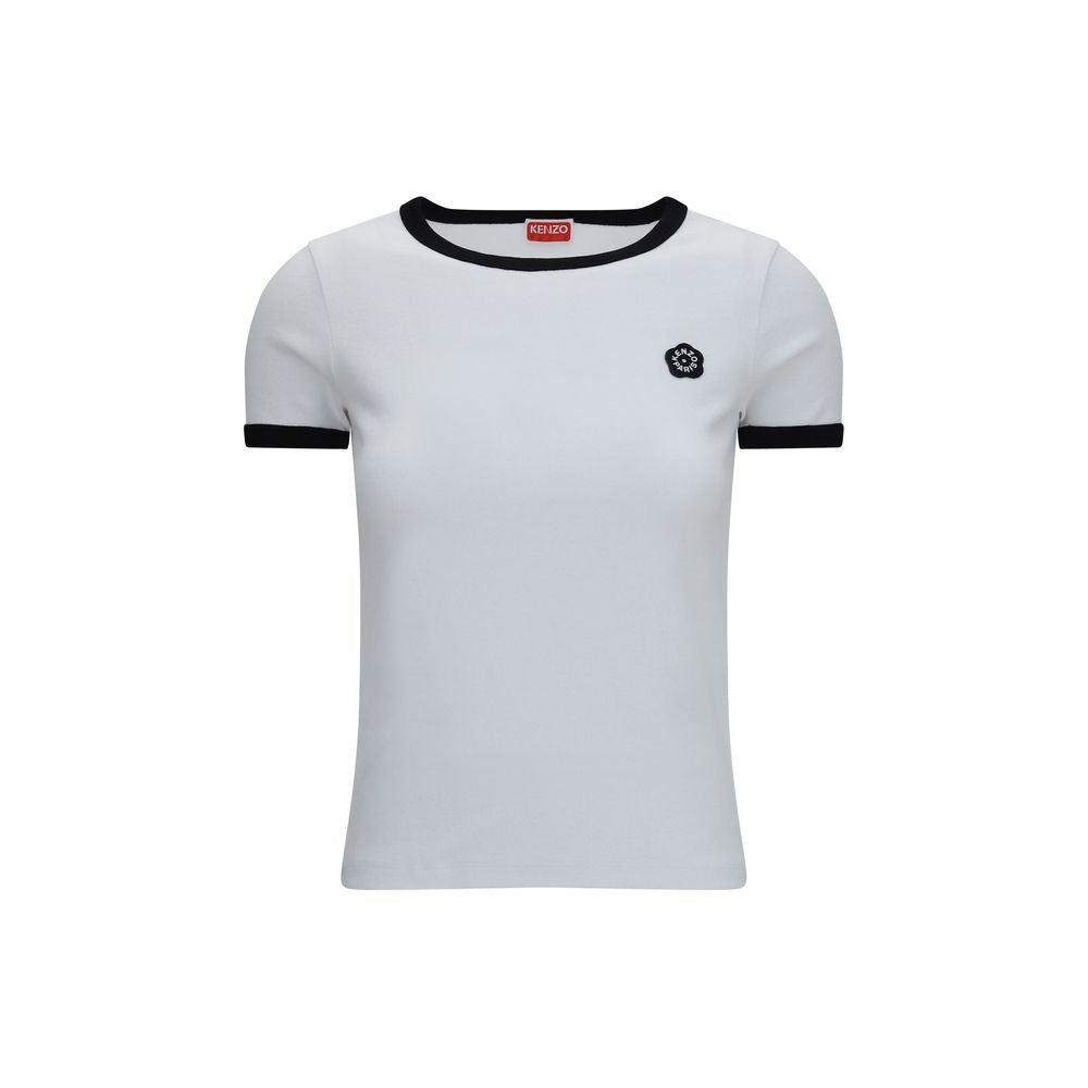 Vêtement de sport blanc en coton de la marque Kenzo, vue frontale, décontracté et confortable.