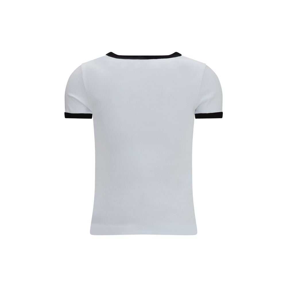 Vêtements de sport en coton blanc de Kenzo, style décontracté et moderne, visible dans l'image.