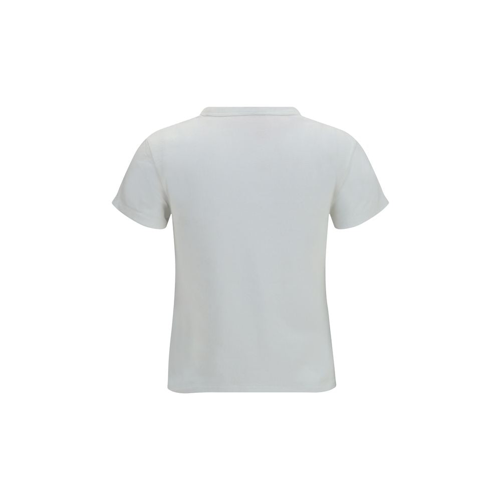 T-shirt en coton blanc de la marque Kenzo, coupe classique, affichant le logo Kenzo sur la poitrine.