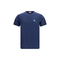 T-shirt en coton bleu de la marque Kenzo, coupe classique, avec logo Kenzo visible sur la poitrine.