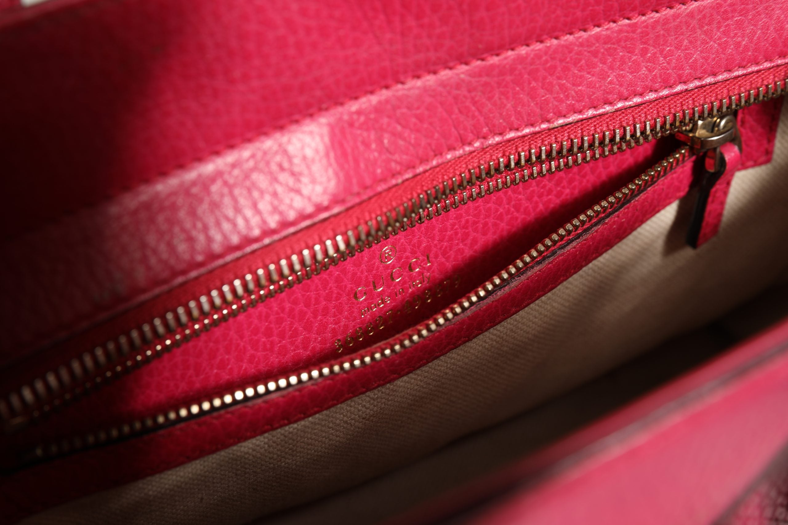 Gucci Swing Leder 2-Wege Tragetasche