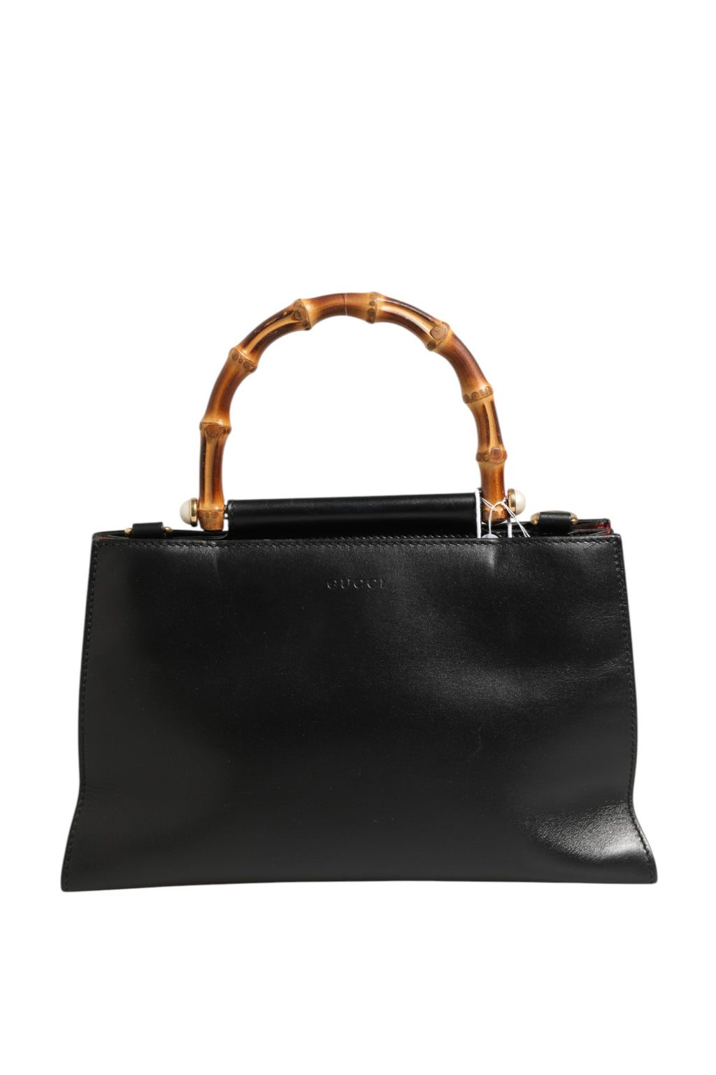 Gucci Nymphaea Bambus Henkeltasche aus Leder