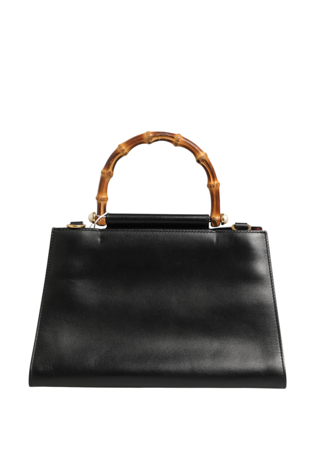 Gucci Nymphaea Bambus Henkeltasche aus Leder