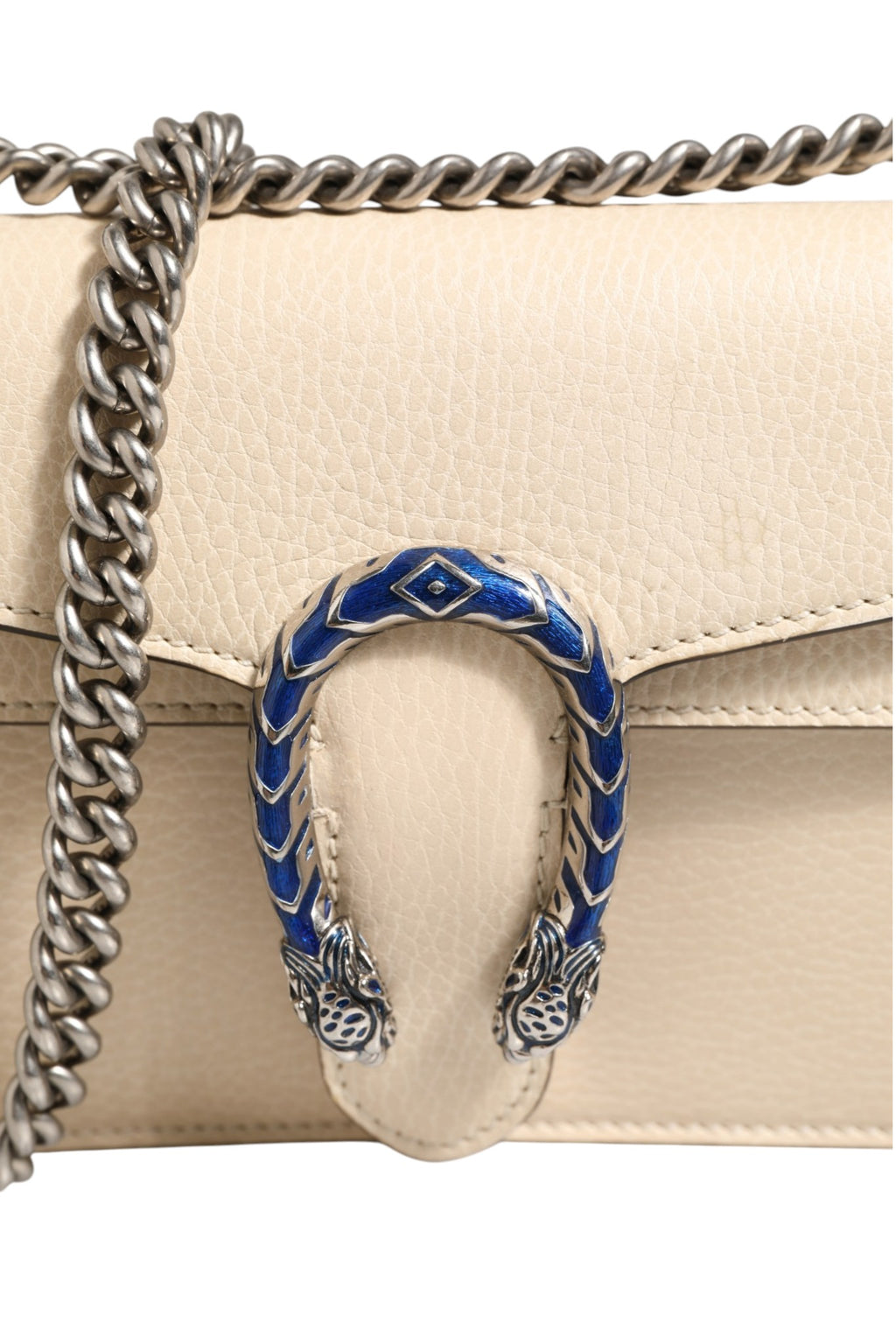 Gucci Dionysus Handtasche aus weißem Leder
