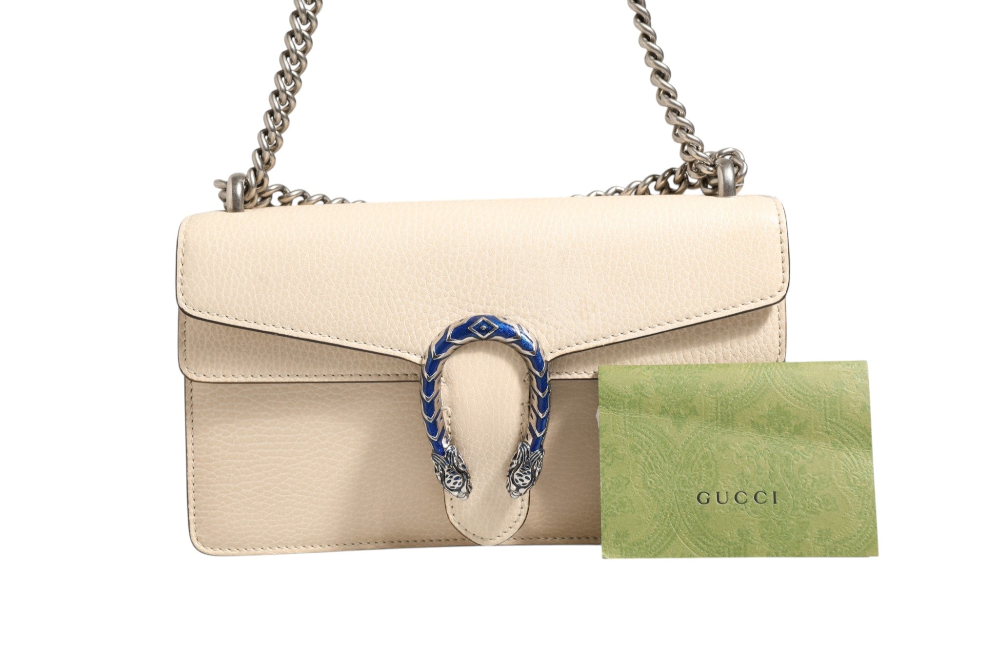 Gucci Dionysus Handtasche aus weißem Leder