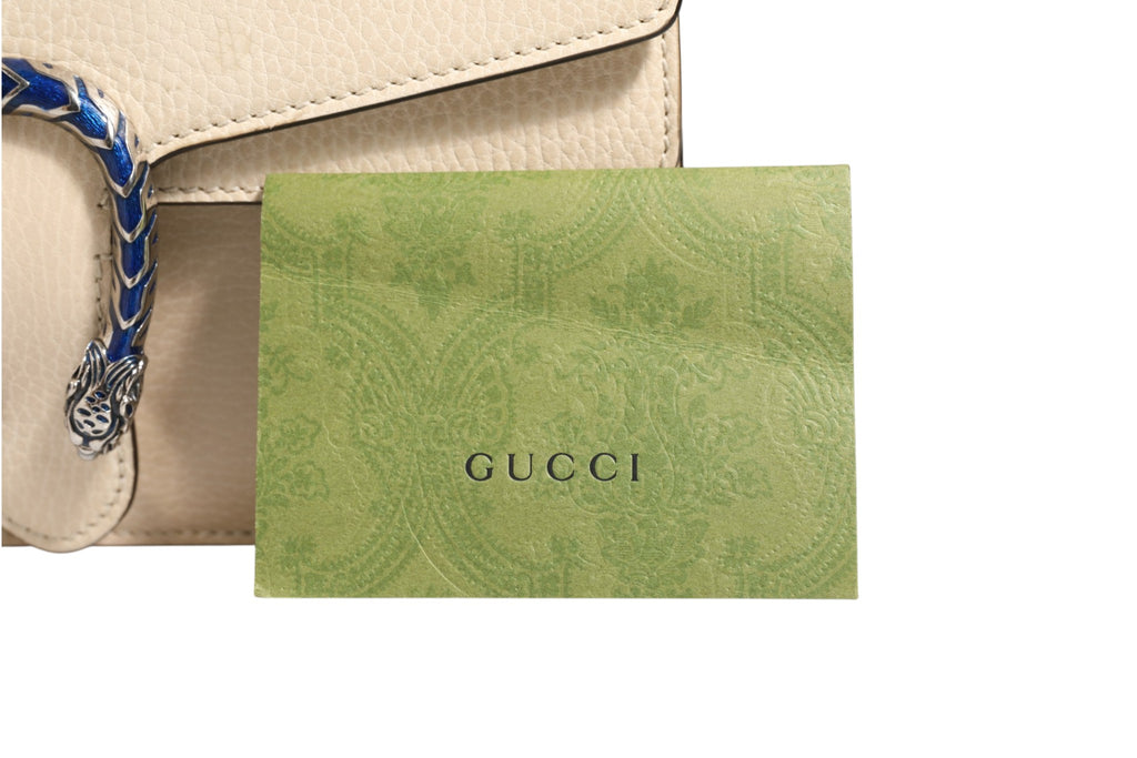 Gucci Dionysus Handtasche aus weißem Leder