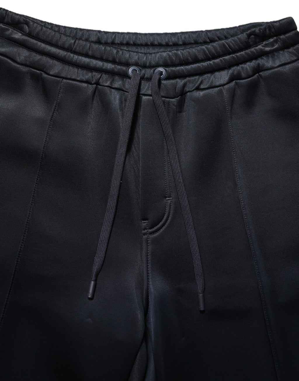 Pantalon de jogging pour homme Dolce & Gabbana en polyester noir, style décontracté et confortable, avec ceinture élastique.
