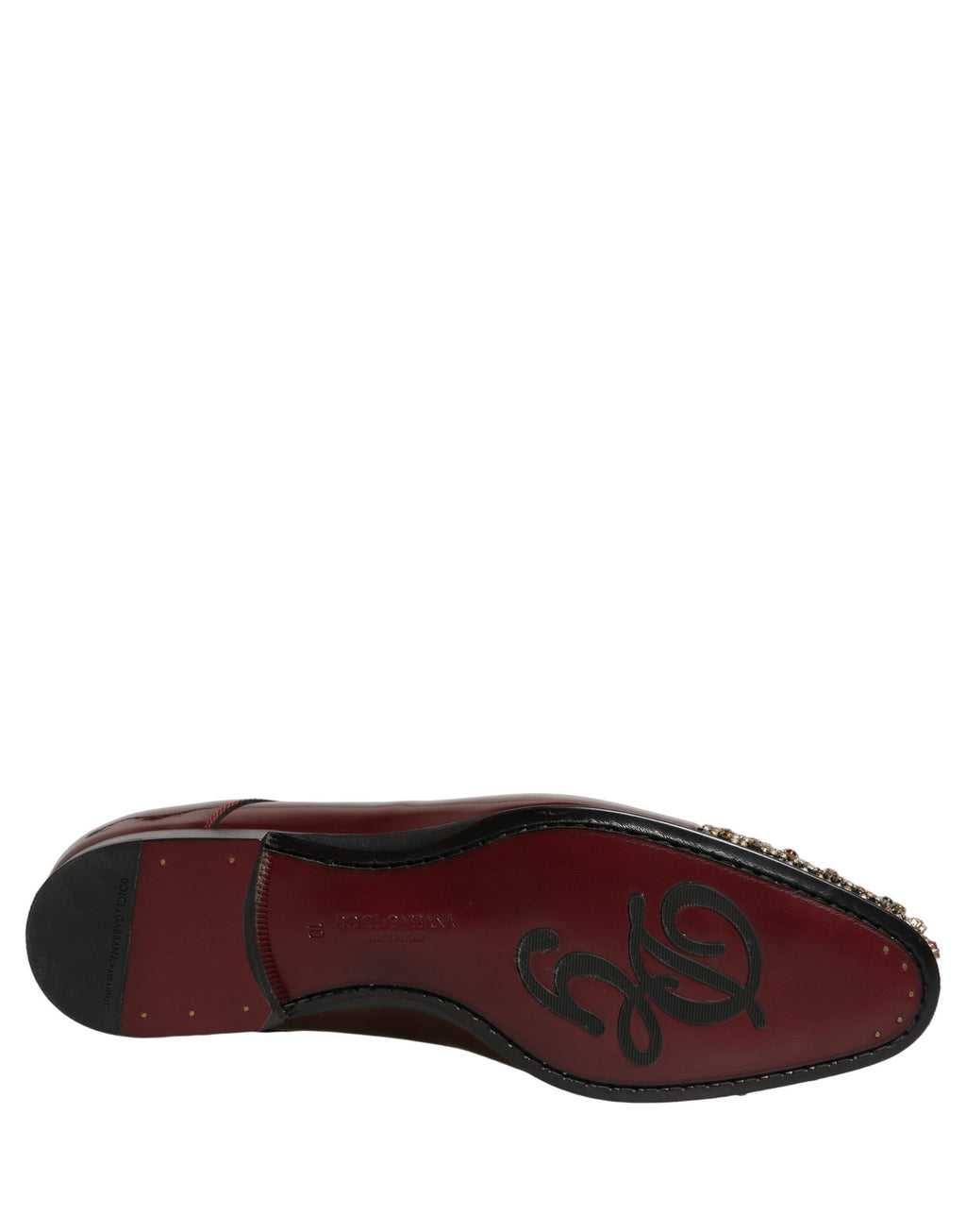 Chaussures derby Dolce & Gabbana marron foncé ornées de détails élégants pour occasion formelle.
