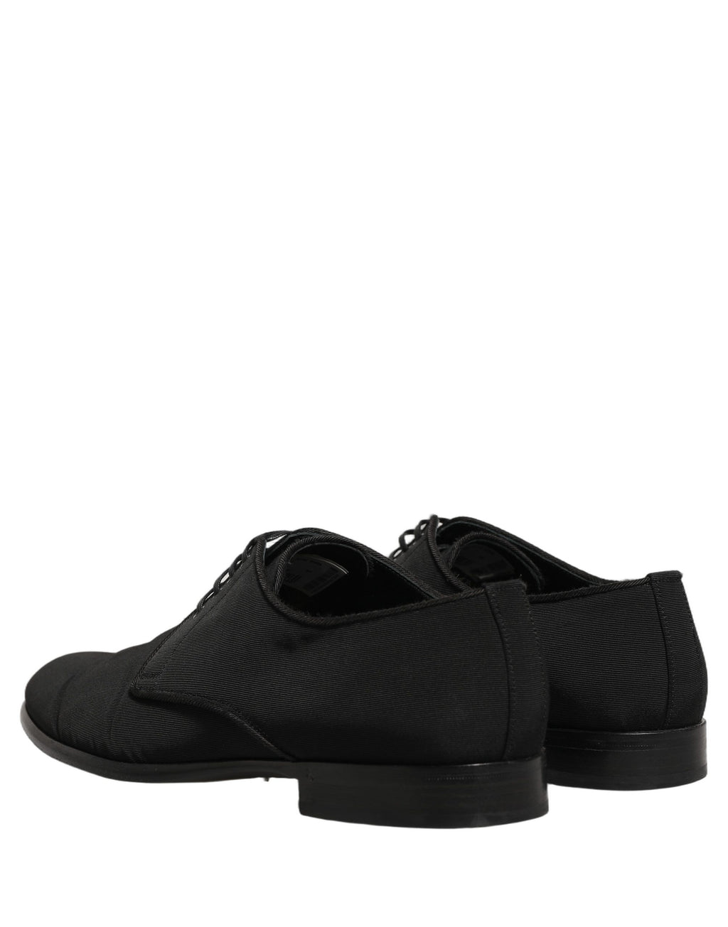 Chaussures derby en daim noir Dolce & Gabbana, style formel avec lacets, pour homme ou femme élégante et sophistiquée.
