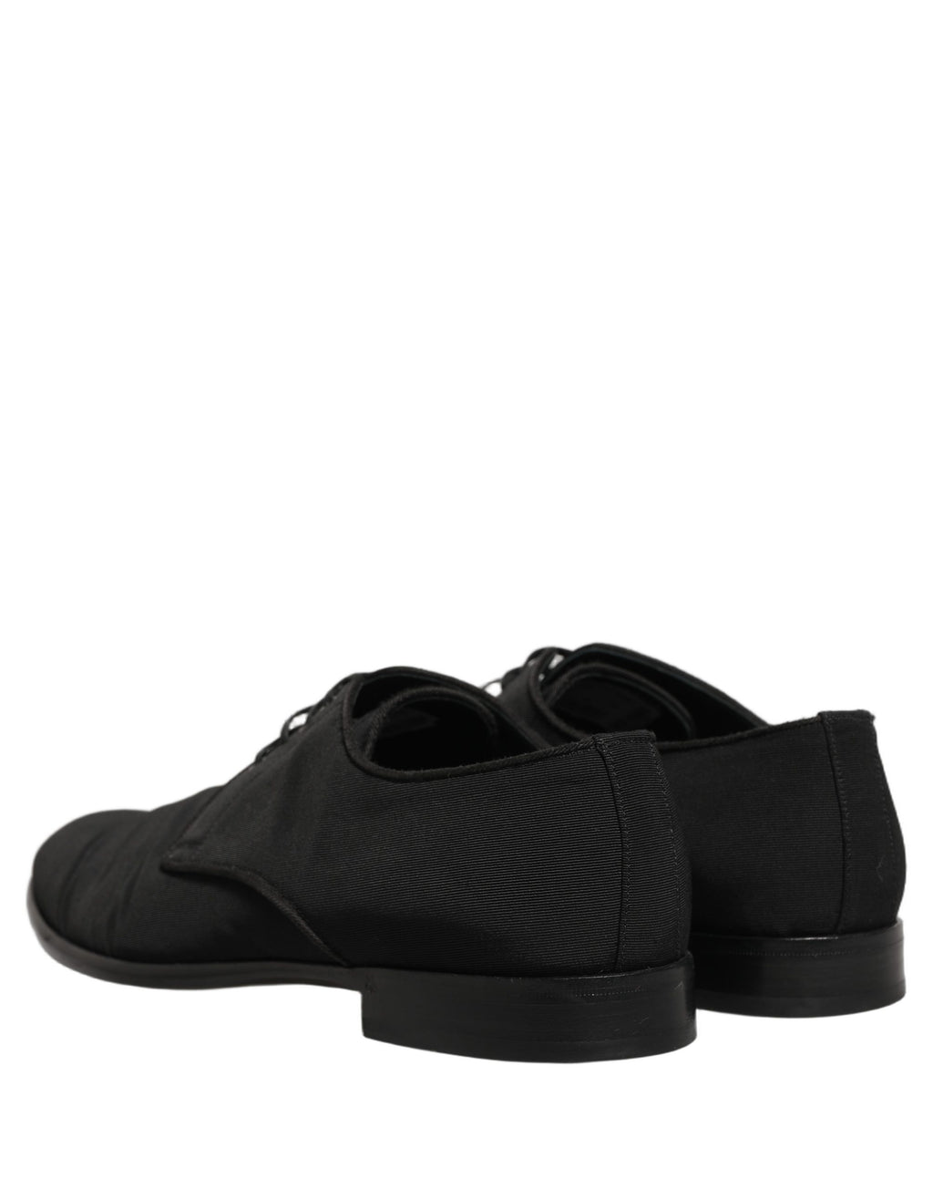 Chaussures derby noires en daim Dolce & Gabbana avec lacets, chaussures habillées formelles pour homme.
